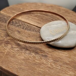 B2717‎ Egyptian scarab etched bracelet